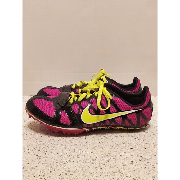 Women Sz 6.5 Multicolor Nike Zoom Rival S Track & Field Shoe 456811-530 preowned - Picture 6 of 10